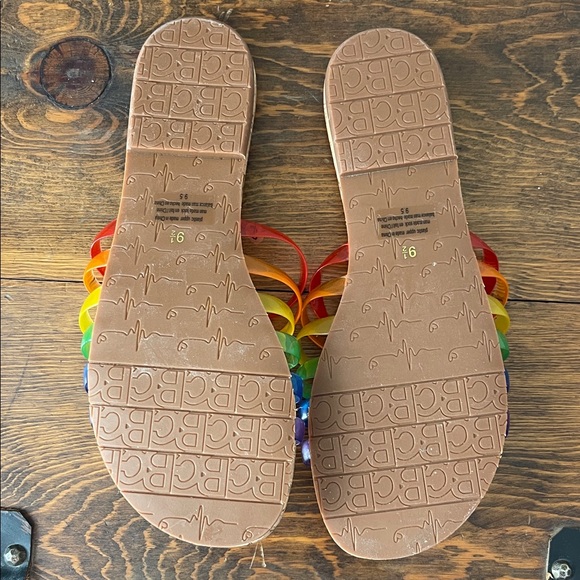 BC Footwear- Rainbow Cork Sandals - Picture 3 of 3